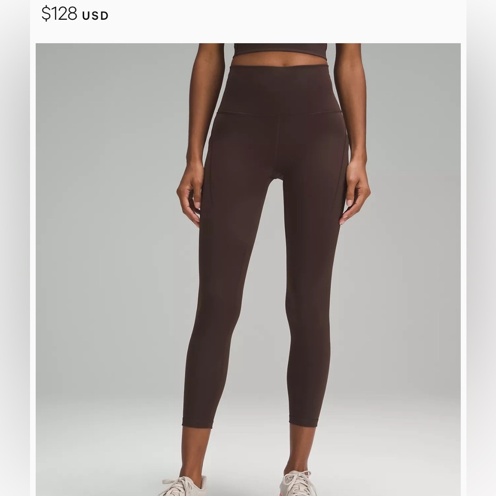 Winder train HR tights 25” pockets size 2